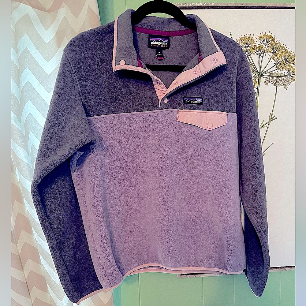 Patagonia Lavender Sweater Size Medium